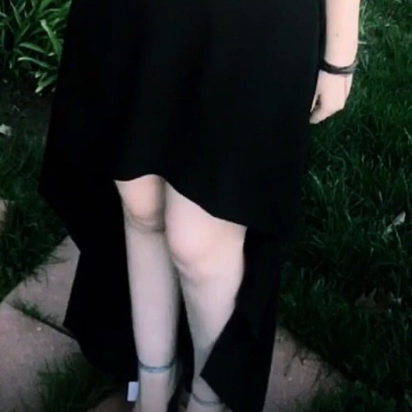 Black High Low Formal Dress - Picture 3 of 3